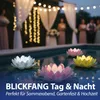 LED Seerose Floating 3er Set EVA PVC Ø17x6cm Solar gelb Produktbild-Vorschau 6