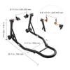 VEVOR Motorrad Ständer Set Montageständer 0,39 t Belastbar, Produktbild-Vorschau 8