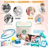 Sundaymot Arztkoffer Kinder Holz mit Echt Stethoskop und Produktbild-Vorschau 6