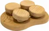 Cuscino sauna HaLu rotondo - Tipo di legno: cedro Anteprima dell’immagine prodotto 1