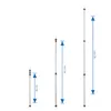 Poteau de tente télescopique 93-230cm - lot de 2 pièces Voir les images du produit 10