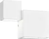 Flache dimmbare LED Wandlampe Up and Down Light in Weiß Produktbild-Vorschau 2