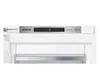Close-up of the control panel and top drawer of a white refrigerator. Produktbild-Vorschau