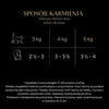 A table showing feeding instructions for a cat, with text below providing additional details. Náhled obrázku produktu