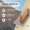 WERKFIT Glättekelle gezahnt 12x12 mm Edelstahl - rostfrei Produktbild-Vorschau 2