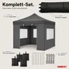 ONBEST Pavillon 3x3 | Wasserdicht | faltbar | Grau | mit Produktbild-Vorschau 5