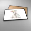Gerahmtes Poster - Schwarzer Rahmen - Kaninchen Hase Kinder Produktbild-Vorschau 3