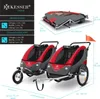KESSER® Kinderanhänger Fahrradanhänger 360° Drehbar mit Produktbild-Vorschau 7