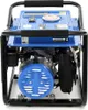 A close-up, front-facing view of a blue and black portable generator. Anteprima dell’immagine prodotto
