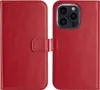 Selencia Echtleder Klapphülle iPhone 16 Pro - Rot Produktbild-Vorschau 1