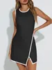 Damen-Sportkleid mit integriertem BH und Shorts mit Produktbild-Vorschau 2