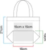 Westford Mill W845 | EarthAware Organic Marina Mini Tote 26 Produktbild-Vorschau 6