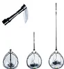Three fishing nets of varying sizes are displayed against a white background. Produktbild-Vorschau