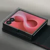 TORRO Galaxy Z Flip8 Lederhülle - Schwarz mit Rotem Detail Produktbild-Vorschau 4