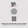 Cazy Bracelet Compatible avec Samsung Galaxy Watch (Titane) Voir les images du produit 5