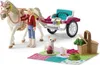 A toy horse and carriage set with accessories for a picnic. Voir les images du produit
