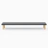 Monitorständer Holzbeine Schreibtischaufsatz 90x20x10cm Produktbild-Vorschau 8
