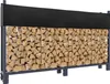 Stojan na drevo Martin S s plachtou - 25x110x115 cm, oceľ Náhľad obrázku produktu 9