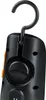 Close-up of the top part of a black and orange LED work light with a black hanging hook. Anteprima dell’immagine prodotto