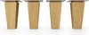 4x sossai Holzfüße eckig - gerade Ausführung 10cm Eiche Produktbild-Vorschau 3