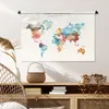 MuchoWow® Wandteppich Wandbehang Weltkarte - Zitate - Produktbild-Vorschau 6