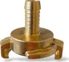 Schnellkupplung Schlauchkupplung Messing mit Tülle  13 mm Produktbild-Vorschau 1