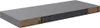 A gray floating shelf with a black mounting bracket is shown on a white background. Anteprima dell’immagine prodotto