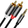 deleyCON 3,0m Klinke 3,5mm zu Cinch RCA - AUX Audiokabel Produktbild-Vorschau 1
