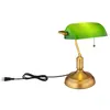 Tischleuchte, Bankerlampe, Zugkette, altmessing, grün, H 36 Produktbild-Vorschau 9