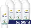 6 x Dove Deodorant roll-on, 50 ml, frisse geur Productafbeelding-voorbeeld 2