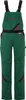 A full-body studio shot of green overalls with black and red accents. Produktbild-Vorschau
