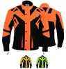 Motorradjacke Orange Gelb Grün Schwarz mit Protektoren Produktbild-Vorschau 1