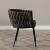 Bronx71 Esszimmerstuhl River Chenille braun Produktbild-Vorschau 9