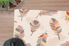 MuchoWow® Mauspad Mousepad Federn - Federn - Muster - Produktbild-Vorschau 2