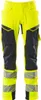 Pantalon avec poches genouillères Hi-vis Jaune/Bleu noir, Voir les images du produit 1