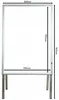 Kundenstopper Werbeaufsteller B2 Silber 50x70cm – Produktbild-Vorschau 3