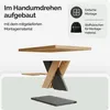 CASARIA® Couchtisch Grau Holz Stauraum Ablage Kratzfest Produktbild-Vorschau 6