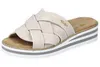 Rieker Damen Keil-Pantoletten Beige Produktbild-Vorschau 12