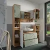 Badmöbel-Set Vicco Irma Salbeigrün 5 Teile, Model 59138 Produktbild-Vorschau 5