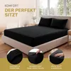 Lavea® Spannbettlaken 180x200cm - 200x200cm, Maya, 100% Produktbild-Vorschau 7