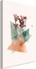 Italienischer Leinwand Leinwandbild - Modernist Flower (1 Produktbild-Vorschau 1