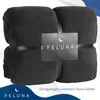 Feluna XXL Kuscheldecke 220x200 cm Schwarz – Flauschige Produktbild-Vorschau 2