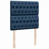 Boxspringbett mit Matratze Blau 90x200 cm Stoff Produktbild-Vorschau 9