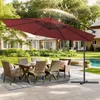 Ombrellone Izrielar 3,5 m rosso Ombrellone da giardino con Anteprima dell’immagine prodotto 10