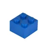 Simba Bausteine Blox 100 blaue 4er Steine in Dose Produktbild-Vorschau 3