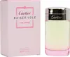 Cartier Baiser Volé Lys Rose im zylindrischen Flakon mit silberner Kappe, daneben rosa Box mit rotem Logo und Details. Náhled obrázku produktu