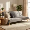 Schlafsofa 2-Sitzer aus Stoff für Wohnzimmer Design Larimar Produktbild-Vorschau 2