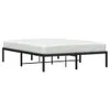 vidaXL Rama łóżka metalowa czarna 140x200 cm Podgląd zdjęcia produktu 3