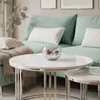 Runder Couchtisch 2in1 LORI silberner Chrom Hochglanz Produktbild-Vorschau 3