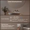 S'AFIELINA LED Badspiegel Rund Badezimmerspiegel Produktbild-Vorschau 5